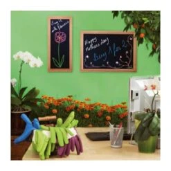 Pizarra Rectangular Pared Negro -Semillas De Plantas pizarra rectangular pared 2